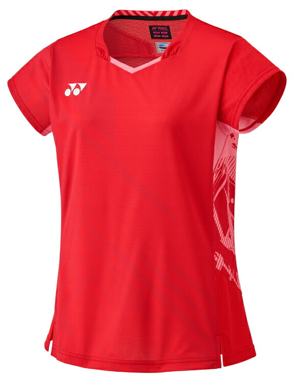 楽天市場】YONEX ヨネックス ウィメンズゲームシャツ タンゴレッド S