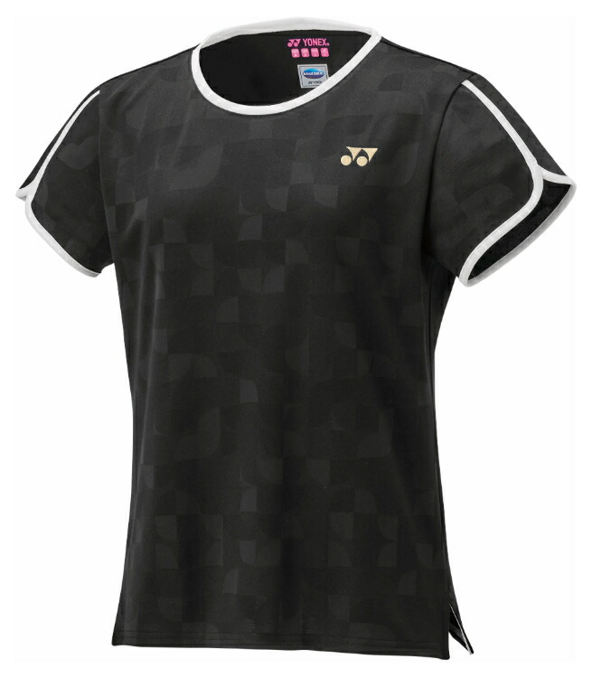 YONEX ヨネックス ウィメンズゲームシャツ 黒いこと S 20899 7 | 運動競技 運動競技お召しもの 引きくらべる 庭球 軟式 硬式 バトミントン お召しもの プルオーバー 半袖 UVとり捨てる 吸汗 速乾 冷やりとした 制電 伸ばすこと 取り組みお召しもの 制服 レディース お上さん