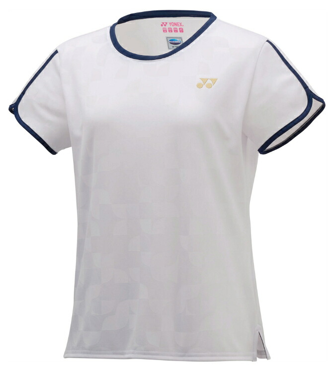 YONEX ヨネックス ウィメンズゲームシャツ 白いこと S 20899 11 | 運動競技 運動競技お召しもの 引きくらべる 庭球 軟式 硬式 バトミントン お召しもの プルオーバー 半袖 UVとり捨てる 吸汗 速乾 冷やりとした 制電 伸ばすこと 取り組みお召しもの 制服 レディース お上さん