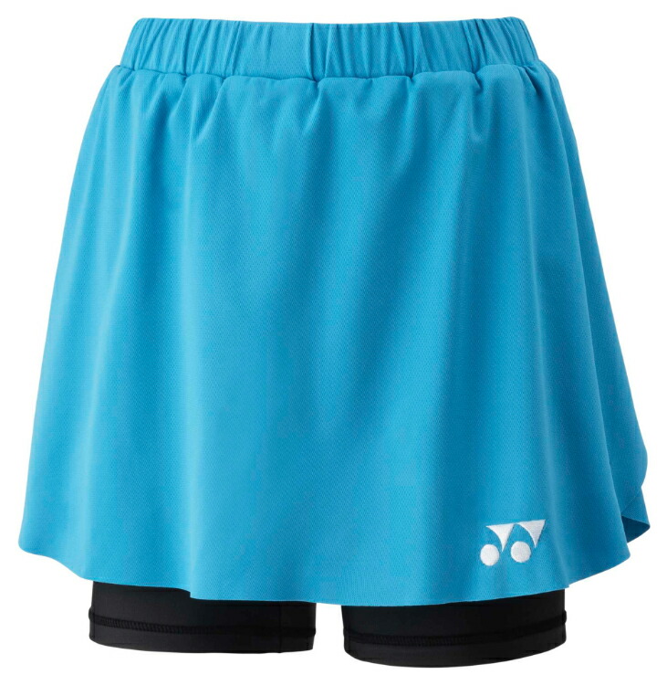YONEX ヨネックス ウィメンズスカート インナースパッツツキ セルリアンブルー S 26181 449 | スポーツ スポーツウェア 競技 テニス 軟式 硬式 バトミントン ウェア 短パン スコート UVカット 吸汗 速乾 クール 制電 ストレッチ ゲームウェア ユニフォーム レディース 女性