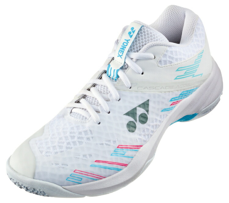 YONEX ヨネックス パワークッションカスケードアクセルミッド 白いこと／天の原青み 29 SHBCA1MD 175 | 運動競技 引きくらべる 庭球 軟式 硬式 バトミントン 靴 シューズ 安定した性 軽さ 力強さ座布団 部活 訓練を受ける 形づくる ユニ一発やる 男女兼用 メンズ レディース