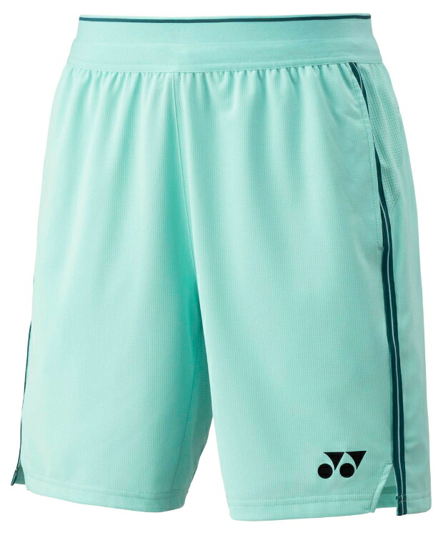 YONEX ヨネックス メンズニットハーフパンツ ライトターコイズ M 15207 540 | テニスウェア バドミントンウェア メンズ ハーフパンツ 吸汗速乾 通気性 速乾素材 テニス バドミントン ドライ UVカット ストレッチ 試合トレーニング 快適 汗対策｜SIMONS STORE