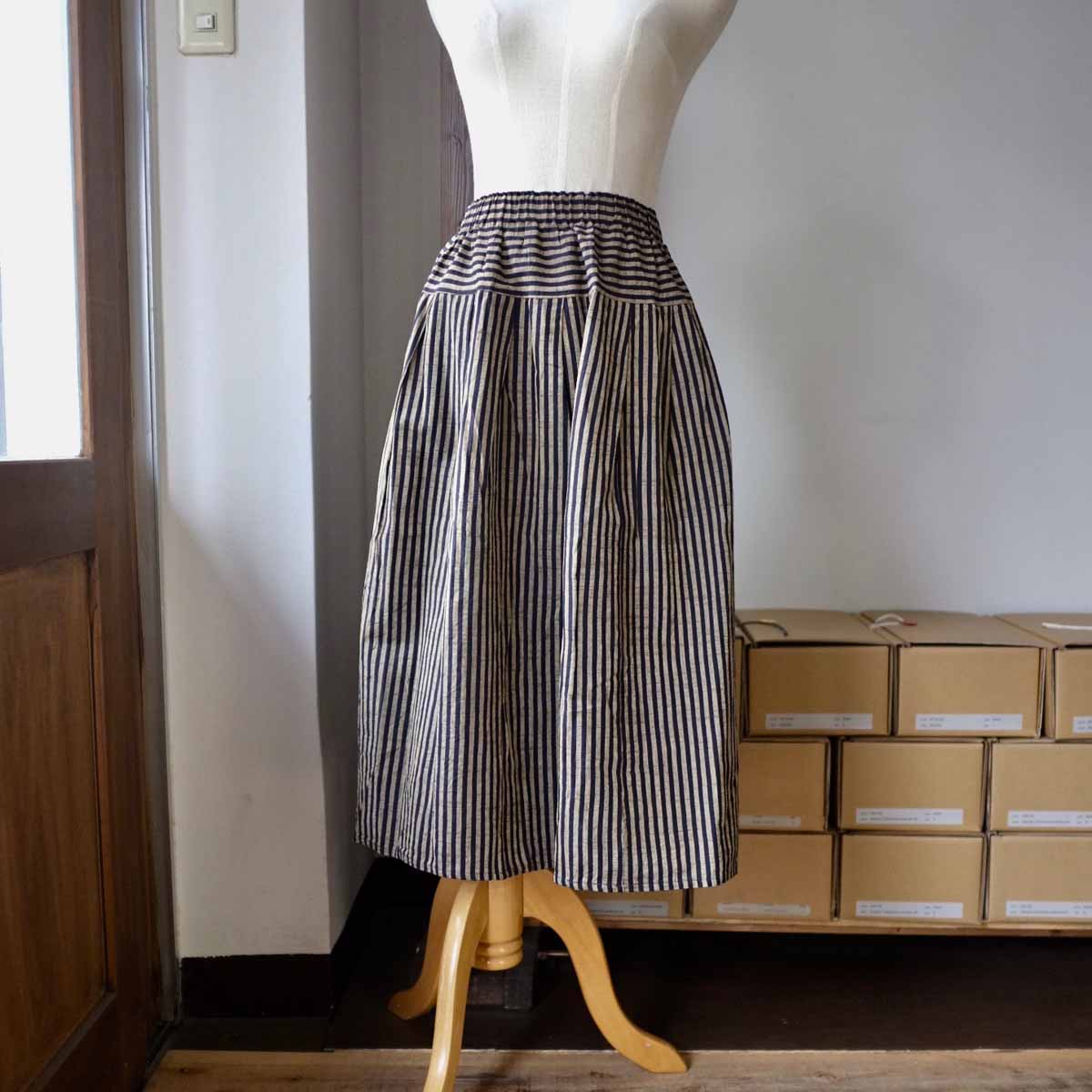 再入荷】YAMMA ヤンマ産業 会津木綿 tac-sk タックスカート ノーマル丈