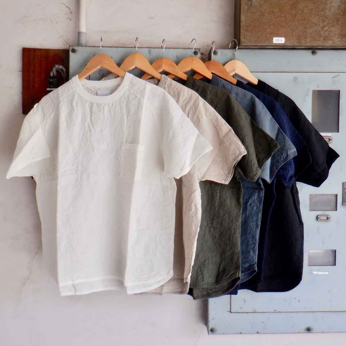 Re made in tokyo japan アールイー French Linen T-shirt フレンチリネンTシャツ 6 colors No.7919S-CT