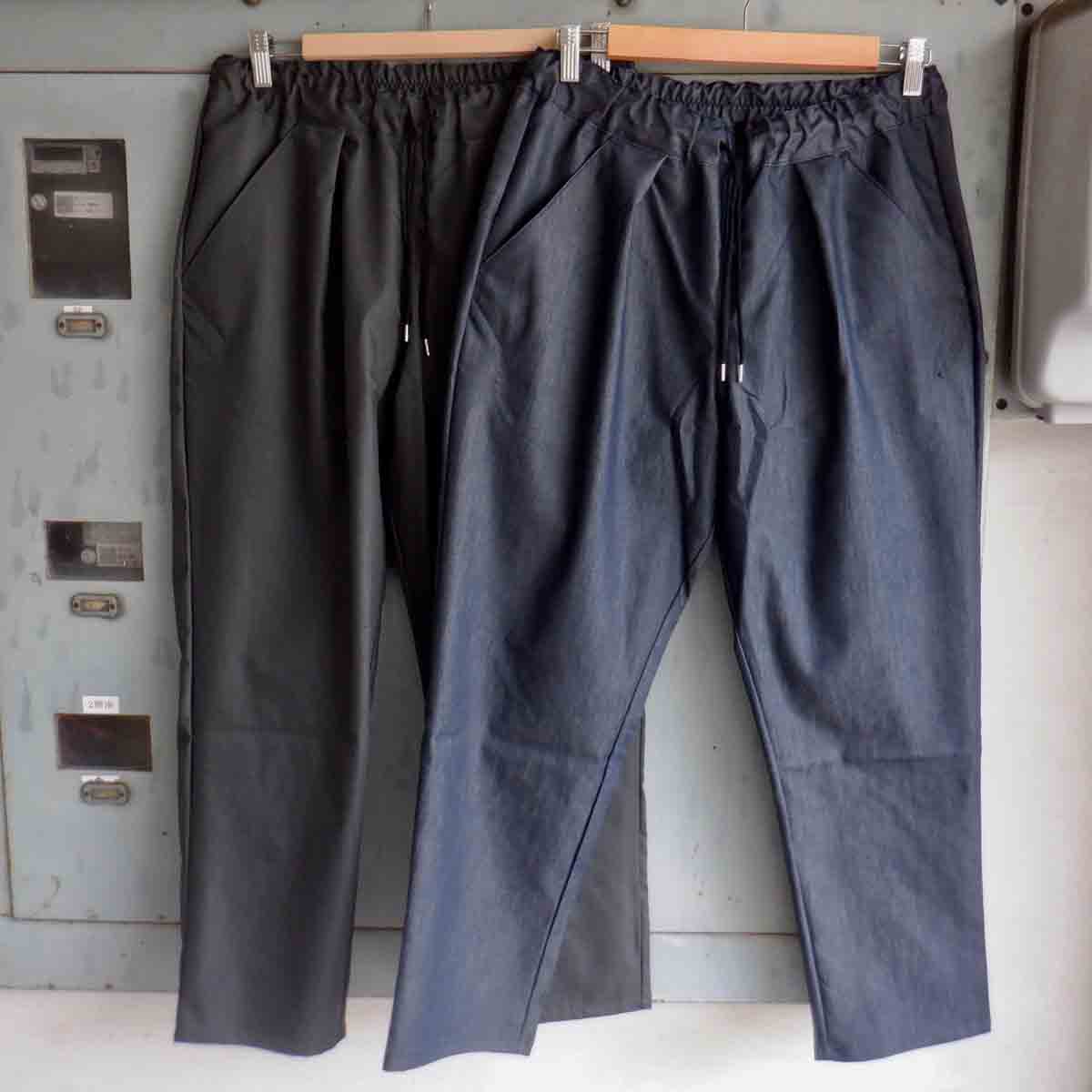 【エシカルプライス】通貨価値18,480円 Re made インチ tokyo japan アールイー Cool Chambray Tuck Ankle PTS 2 colors