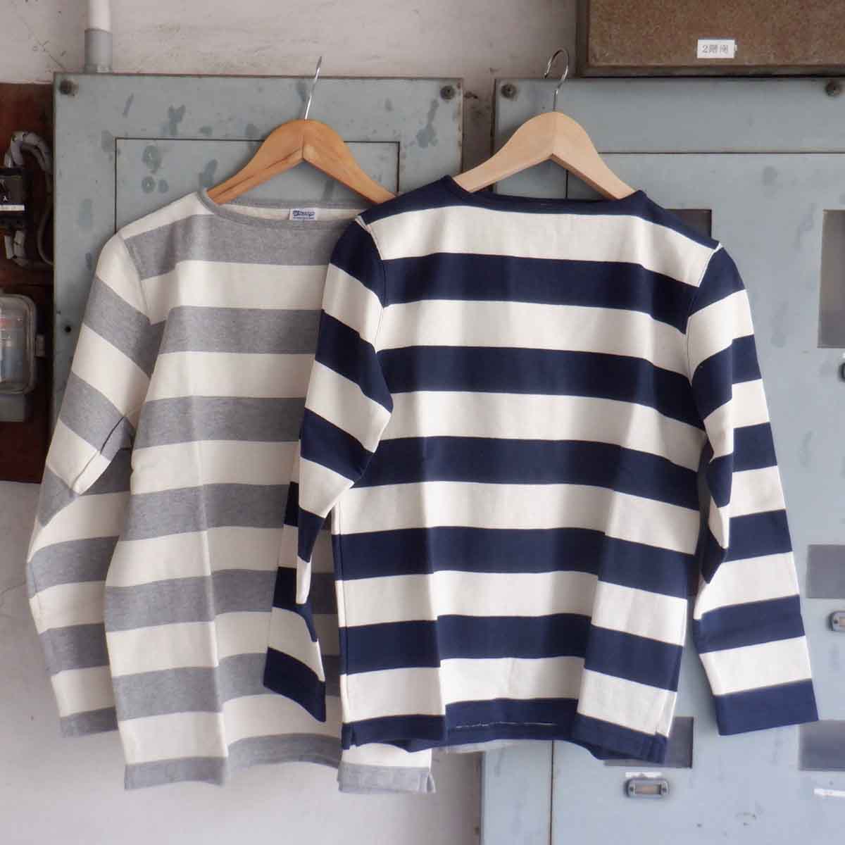 【エシカルプライス】定価12,980円 Tieasy ティージー HDCS WIDE BORDER BASQUE SHIRT ワイドボーダーバスクシャツ 2 colors te001bdw