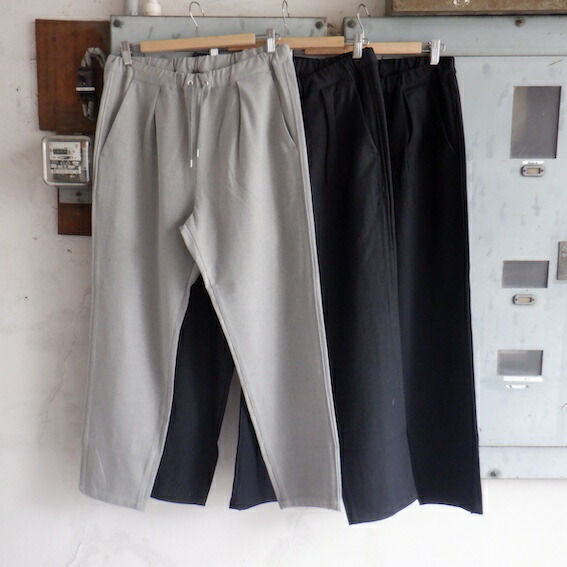 天使の都市 MOND. ラモンド CASHMERE TOUCH HRMS LINE SLACKS 3 colors LM-P-131