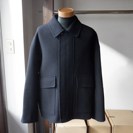 【エシカルプライス】定価45,100円 LA MOND. ラモンド DOUBLE WEAVE WOOL BLOUSON LM-O-131|サイモンズアンドコー