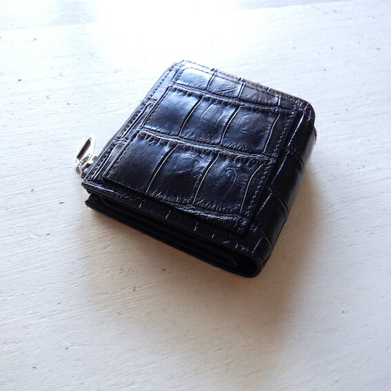 【匿名配送】itti　イッチ　コンパクトウォレット　財布　クロコ　ヌメ 匿名配送】itti イッチ コンパクトウォレット 財布 クロコ ヌメ CRISTY