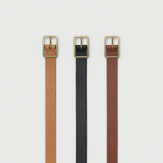 Hender Scheme 黒 レザー ベルト 10-4-22 belts｜スキマ Hender Scheme Official Online Shop