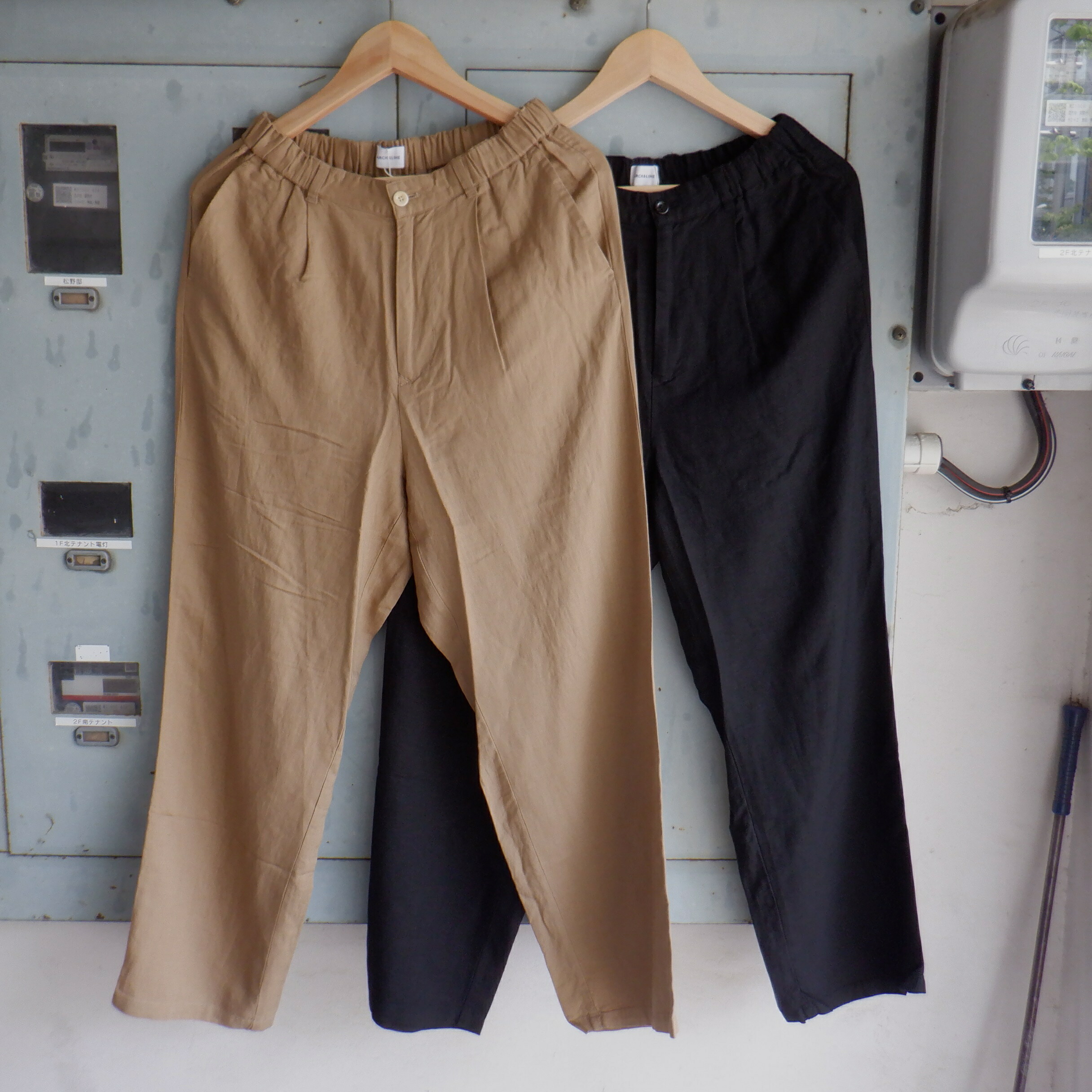 ARCH\u0026LINE アーチアンドライン Li/Ry CREW PANTS 2 colors ユニ一発やる