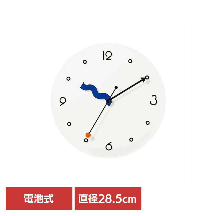 【LINEお友だち登録で最大1,500円OFFクーポン】Pokeli ポケリ ウォールクロック CL-4505時計 掛け時計 ウォールクロック コミカル ポップ スイープムーブメント 丸型 【B】|SIMPLE STYLE 店