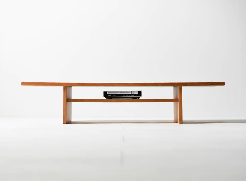 【送料無料/日本製/無垢材】 Konoji TV Board 120cm コノジ テレビボード チェリー材 テレビ台 TV台 無垢 ロースタイル 北欧 30インチ 40インチ 大川家具 完成品|Simple&Standard