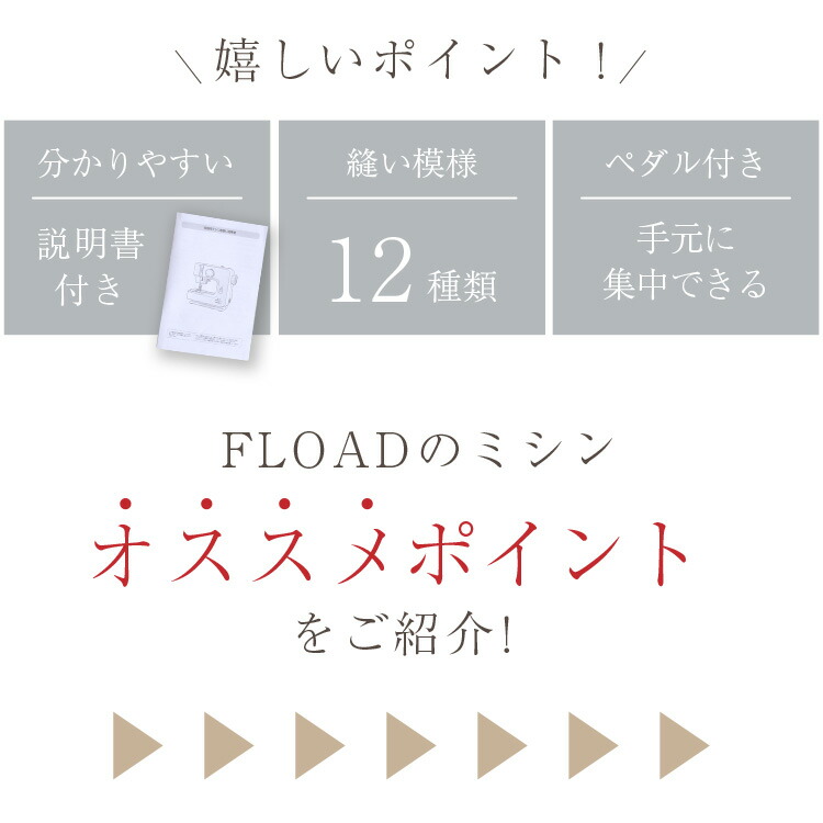 市場 週末限定 みしん 電動ミシン 本体 初心者 全品10%OFFクーポン配布中 FLOAD公式 ミシン