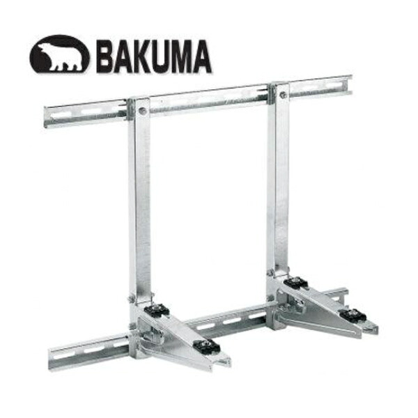 バクマ工業 B-PK16 エアコン室外ユニット用据付架台 エアコン 壁面用 【取寄商品】｜分電盤・架台・ドアホンのザイマ
