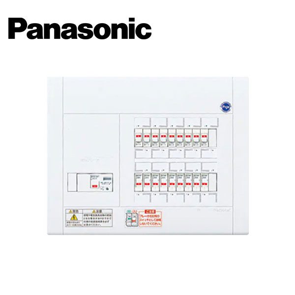 Panasonic/パナソニック BQW84182 スタンダード住宅分電盤 リミッタースペースなし スッキリパネル コンパクト21 18+2 40A【取寄商品】｜分電盤・架台・ドアホンのザイマ