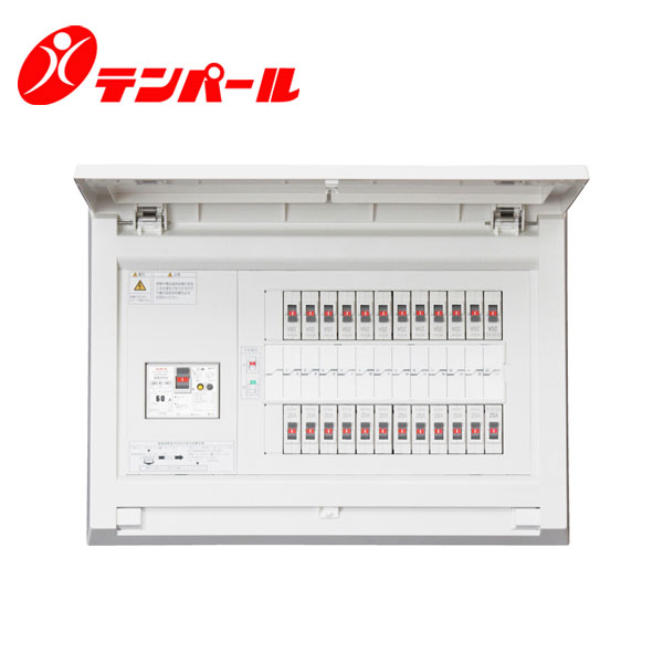 テンパール MAG37142 分電盤 パールテクト リミッタースペースなし 扉付 露出・半埋込形兼用 14+2 75A【取寄商品】|分電盤・架台・ドアホンのザイマ