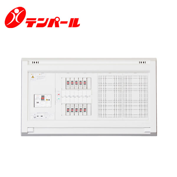 テンパール YAG34102D 分電盤 リミッタースペースなし 扉付 大型付属機器取付スペース付 10+2 40A【取寄商品】|分電盤・架台・ドアホンのザイマ