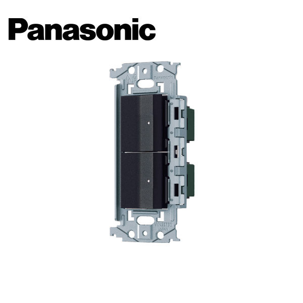 Panasonic/パナソニック WNSS53595B SO-STYLE 埋込ロングハンドルスイッチセット ほたるスイッチC×2 マットブラック【取寄商品】