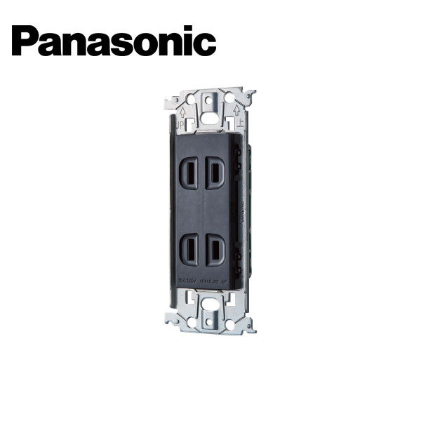 【楽天市場】Panasonic/パナソニック WTL1502H アドバンスシリーズ 埋込ダブルコンセント 金属枠付 グレー【取寄商品】 :  分電盤・架台・ドアホンのザイマ