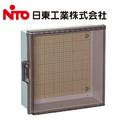 プラボックス 野外用 木製基盤 ABSドア付 クリーム プラボックス 野外用 木製基盤 ABSドア付 クリーム