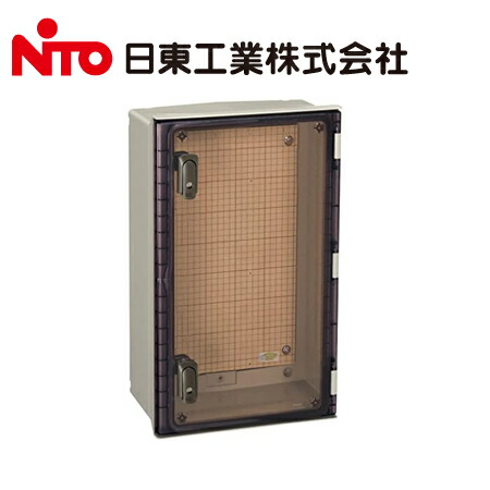 日東工業 PL20-45CA PL形 高性能タイプ キー付 プラボックス 透明扉 木製基板タイプ【取寄商品】