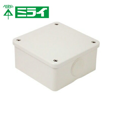 楽天市場】未来工業 PV4B-ANP1J 露出用四角ボックス（防水タイプ