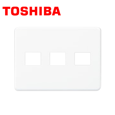 新作グッ 魅力的な価格 TOSHIBA 東芝ライテック WDG5443 WW E's スイッチ用プレート WIDE-i E'sコンセント用プレート 3個用 1+1+1 ニューホワイト 取寄商品 virsafoundation.com virsafoundation.com