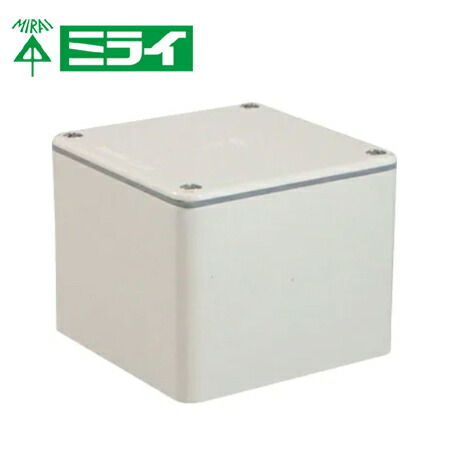 未来工業 PVP-402510BM 防水プールボックス(カブセ蓋)長方形 1個 MIRAI 未来工業 防水プールボックス カブセ蓋 長方形 ノックなし 400×250×100