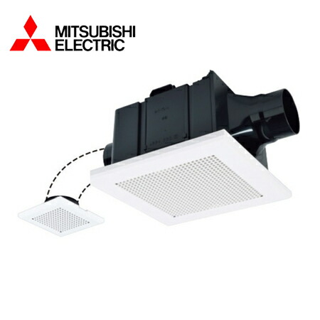 MITSUBISHI/三菱電機 VD-15ZFC14 上昇限度埋込形換気ファン 2お部屋用低騒々しい音形