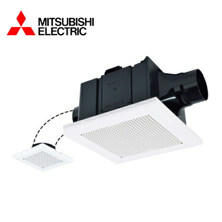 MITSUBISHI/三菱電機 VD-15ZFLC14-S 天井埋込形換気扇 2部屋用低騒音形【取寄商品】