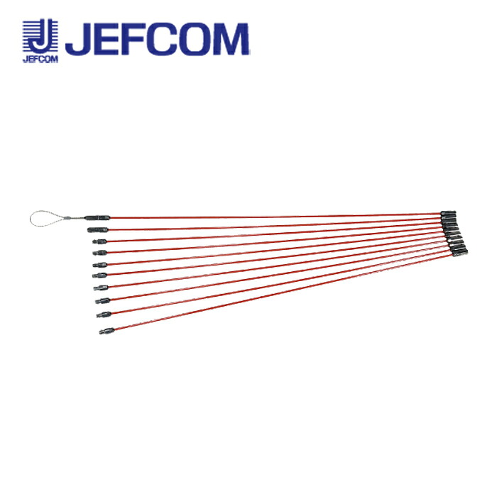 ジェフコム JEF30-50 ジョイント釣り名人(イージージョイント) オレンジ 10本入【取寄商品】