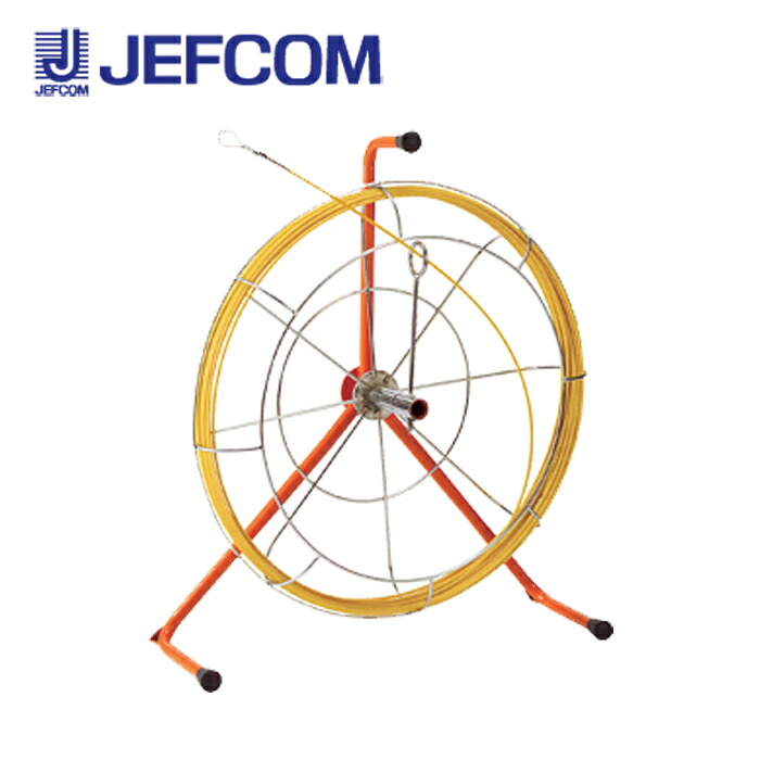 ジェフコム JF-4330 ジョイント釣り名人スリム（リールタイプ）イエロー【取寄商品】｜分電盤・架台・ドアホンのザイマ