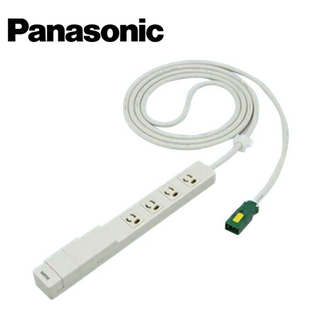 Panasonic/パナソニック WFA66342HG 充電用USBコンセント付ハーネス用OAタップ 接地2P14A抜止形 4個口 グレー 3mコード付 電源表示付【取寄商品】