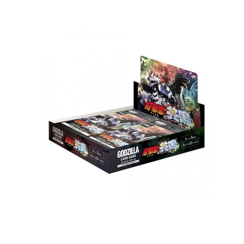 【3980円以上で注文可能】ゴジラカードゲーム ブースターパック 好敵獣の共鳴 12パック入BOX