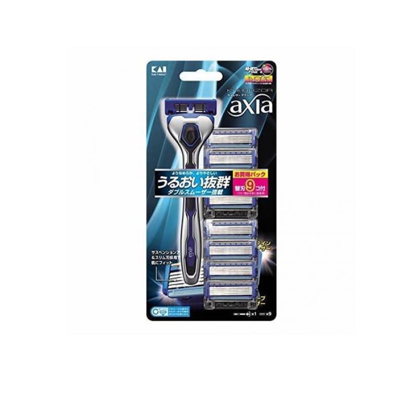 楽天市場】KAI RAZOR axia カイ レザー アクシア 5枚刃 替刃 8個入
