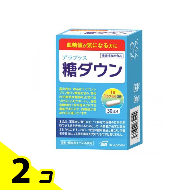 楽天市場】【機能性表示食品】アラプラス 糖ダウン 30日分 30