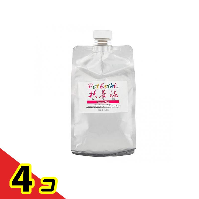 【送料無料！（地域限定）】日本動物薬品 ペットエステ 扶養泥 アルミパック 1000g 4個セット