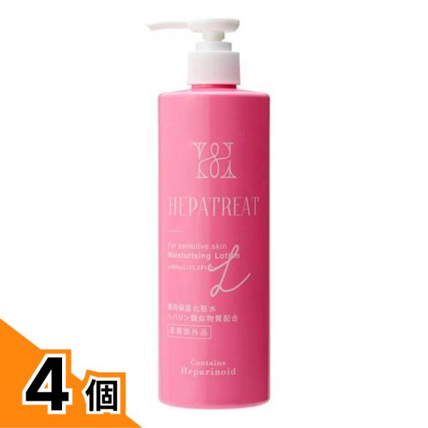 【送料無料！（地域限定）】ヘパトリート 薬用保湿化粧水 ポンプ 380mL 4個セット