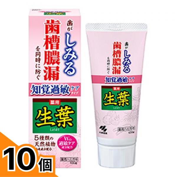 【送料無料！（地域限定）】生葉 知覚過敏ケアタイプ 100g 10個セット｜カマクラストアー 7,869円