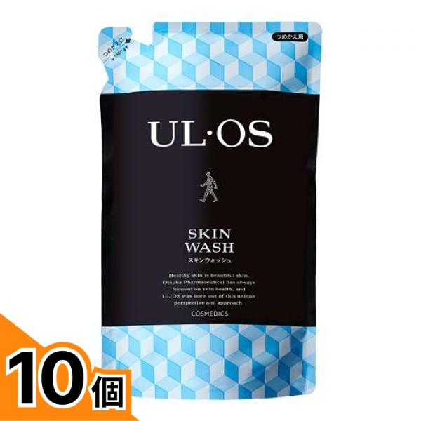 【送料無料！（地域限定）】UL・OS(ウル・オス) 薬用スキンウォッシュ 420mL (詰め替え用パウチ) 10個セット