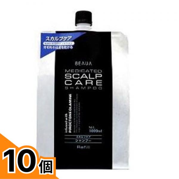 【送料無料！（地域限定）】ビューア 薬用スカルプケアリンスインシャンプー 1000mL (詰め替え用) 10個セット