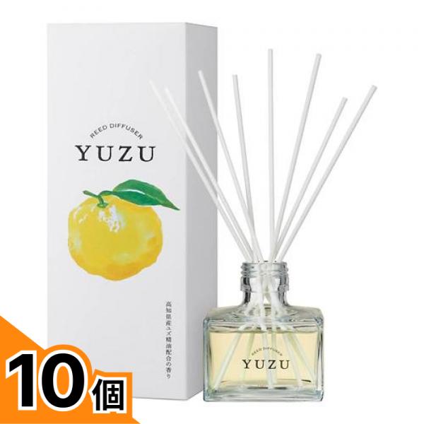 【送料無料！（地域限定）】デイリーアロマジャパン リードディフューザー 高知県産YUZU(ユズ) 120mL 10個セット