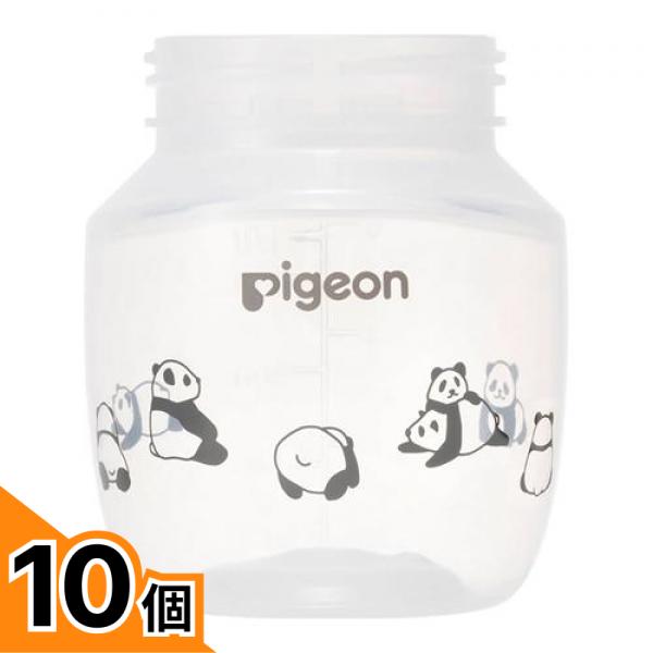 【送料無料！（地域限定）】ピジョン magmag マグマグ成長実感 210mLボトル パンダ 1個入 10個セット｜カマクラストアー
