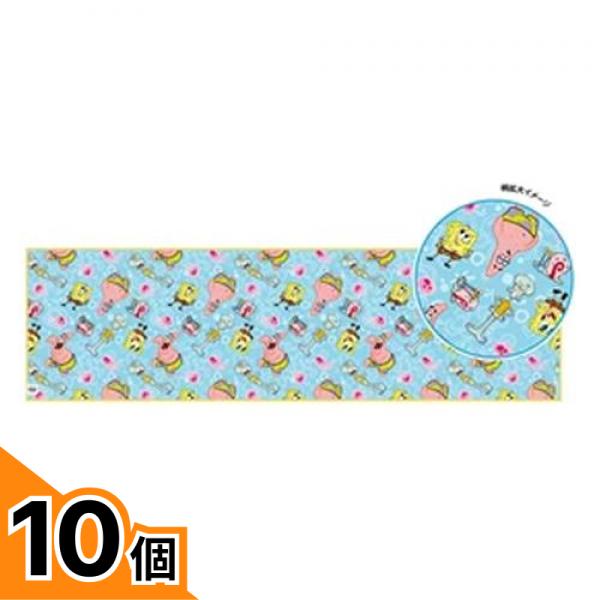 【送料無料！（地域限定）】UVクールタオル スポンジボブ 1枚入 10個セット