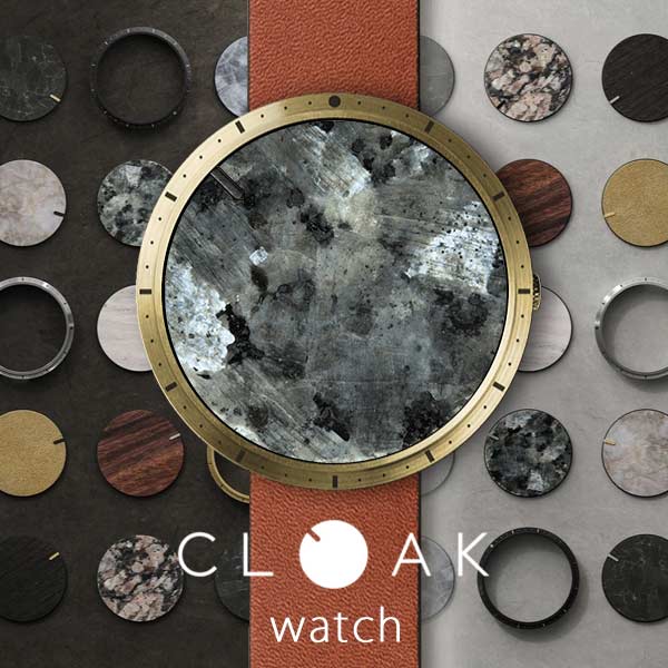 メンズ 腕時計 CLOAK クローク レディース 天然素材 石 木 デザインウォッチ ファッションウォッチ レザーベルト 本革 ケース ブランド ユニーク 贈り物 プレゼント 【1年保証】