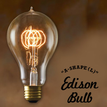 楽天市場 Edison Bulb A Shape Aシェイプ Lサイズ エジソンバルブ タングステン電球 インテリア 照明 口金e26タイプ 40w 60w 天井 部屋 リビング 間接照明 輸入雑貨 おもしろ雑貨のシンシア プレゼント スマイルライフギフト シンシア