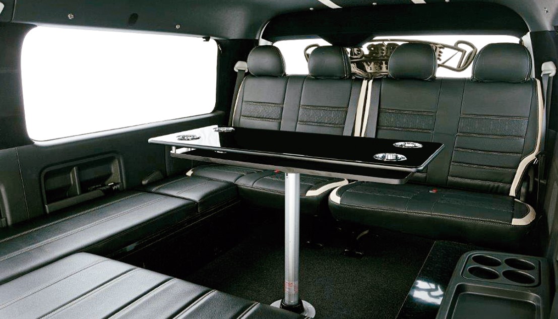 ハーツ ハイエース 200系 センターテーブル用金属製ポール B1STEPL001 HEARTS
