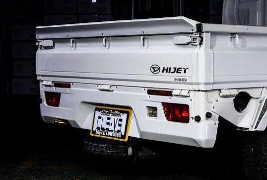 イーエスビー ハイゼット ハイゼットジャンボ 500系 バックパネル 未塗装 黒ゲルコート仕上げ ESB CLS VS バンシリーズ