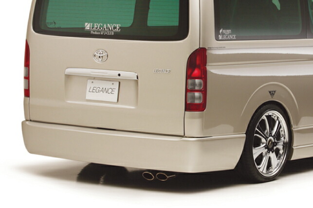 楽天市場】リア バンパー W'Style200系 ハイエースナローボディ専用